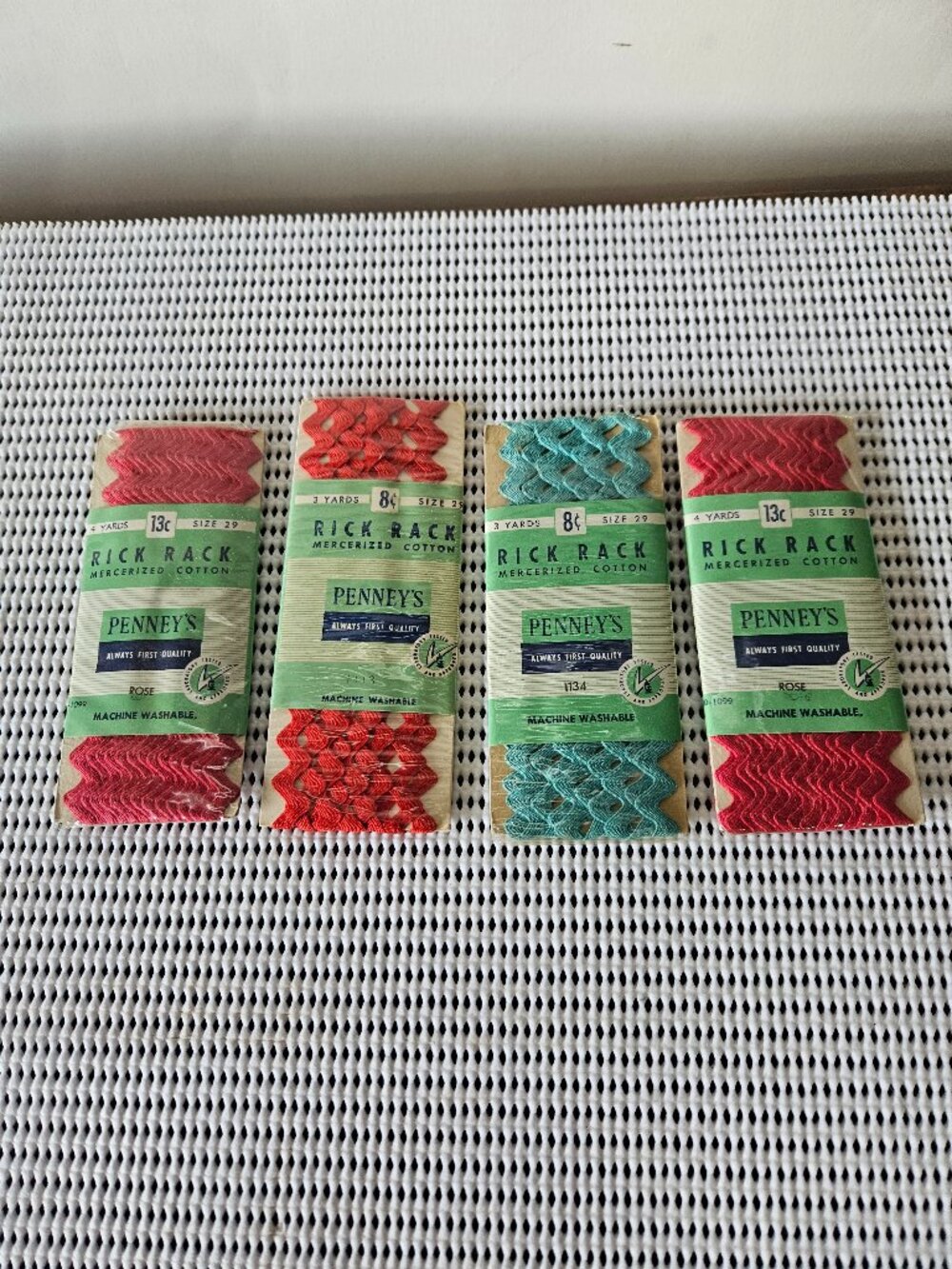 Vintage Rick Rack Packages G12